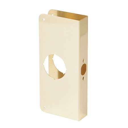 Prime-Line Prime-Line 9 in. H X 3.875 in. L Brass-Plated Brass Door Reinforcer U 9547